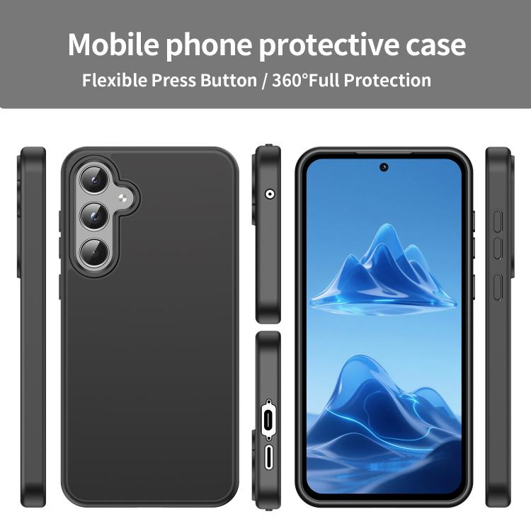 For Samsung Galaxy A55 5G Fanying Series PC Hybrid TPU Translucent Frosted Phone Case