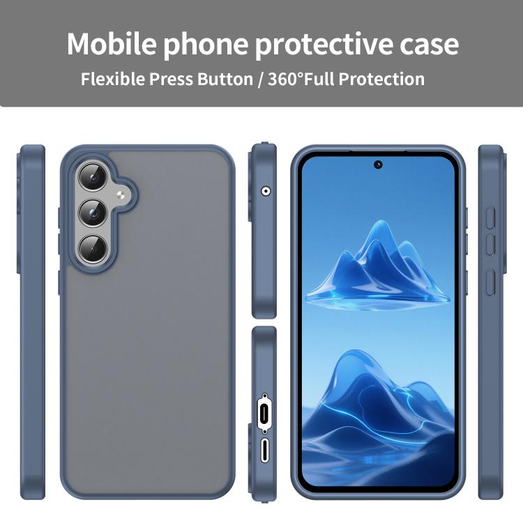 For Samsung Galaxy A55 5G Fanying Series PC Hybrid TPU Translucent Frosted Phone Case