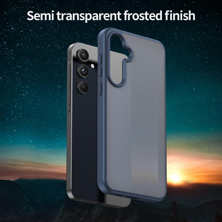 For Samsung Galaxy A55 5G Fanying Series PC Hybrid TPU Translucent Frosted Phone Case