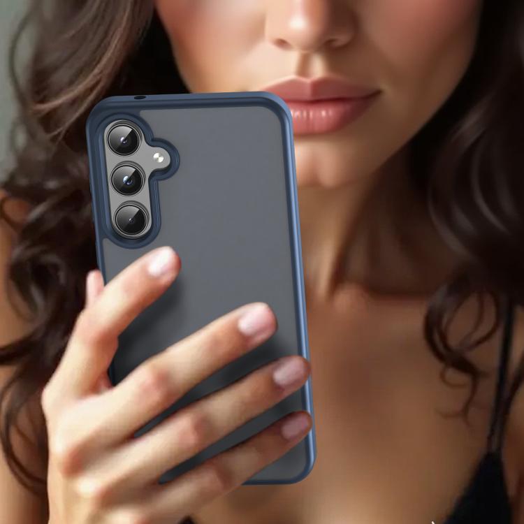 For Samsung Galaxy A55 5G Fanying Series PC Hybrid TPU Translucent Frosted Phone Case