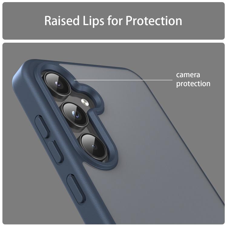 For Samsung Galaxy A55 5G Fanying Series PC Hybrid TPU Translucent Frosted Phone Case