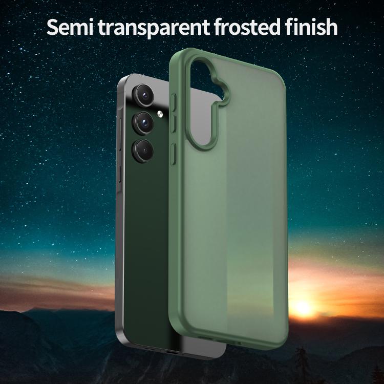 For Samsung Galaxy A55 5G Fanying Series PC Hybrid TPU Translucent Frosted Phone Case