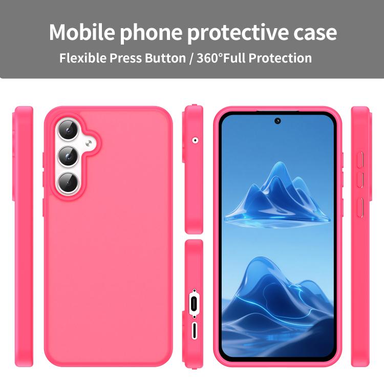For Samsung Galaxy A55 5G Fanying Series PC Hybrid TPU Translucent Frosted Phone Case
