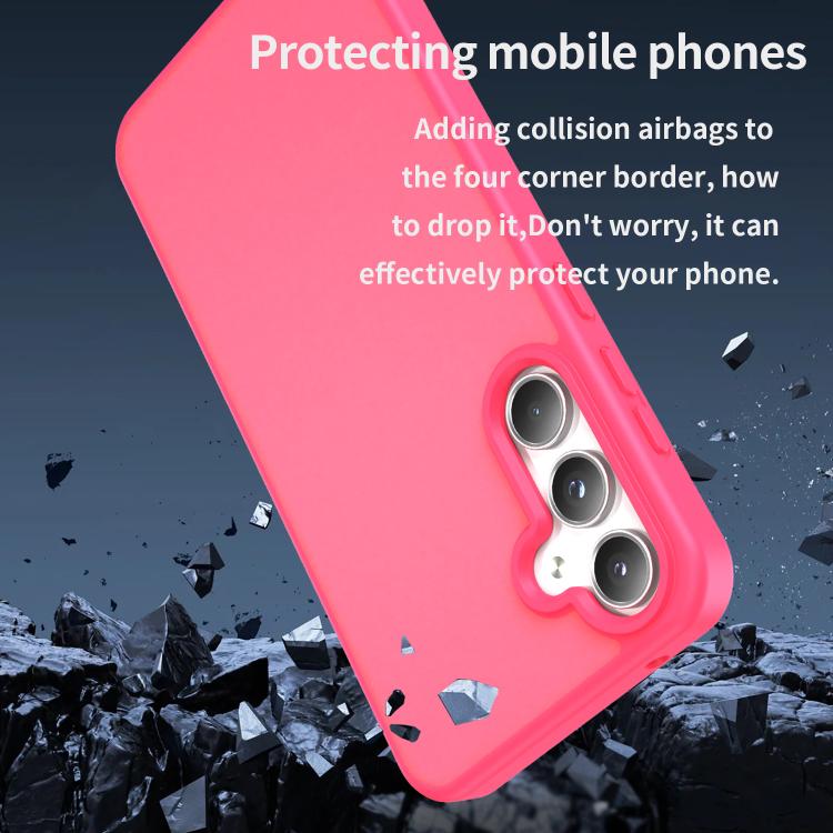 For Samsung Galaxy A55 5G Fanying Series PC Hybrid TPU Translucent Frosted Phone Case