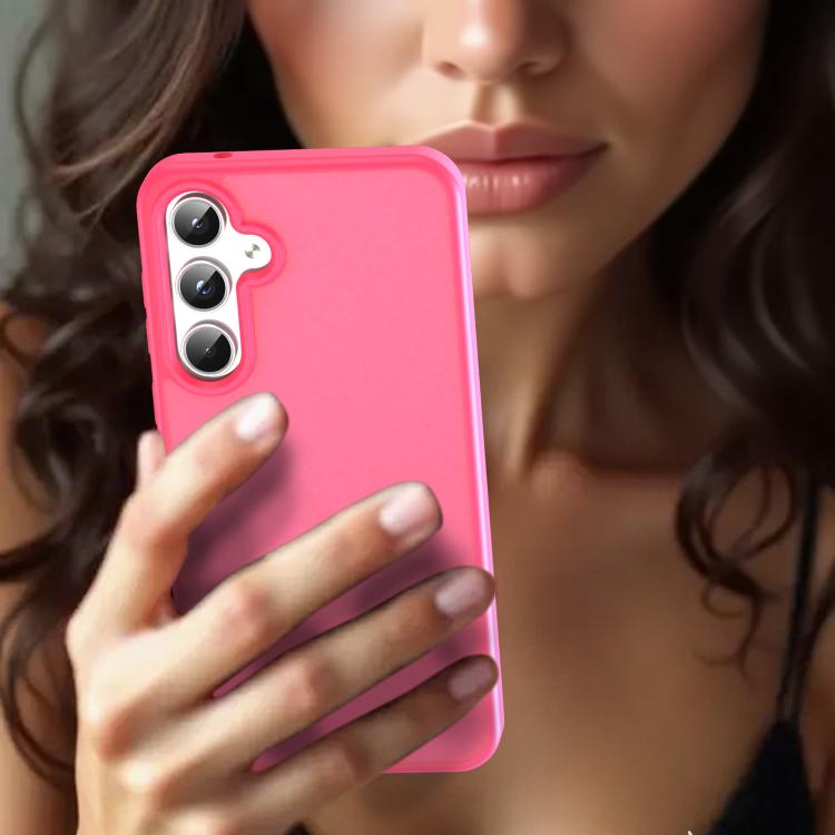 For Samsung Galaxy A55 5G Fanying Series PC Hybrid TPU Translucent Frosted Phone Case