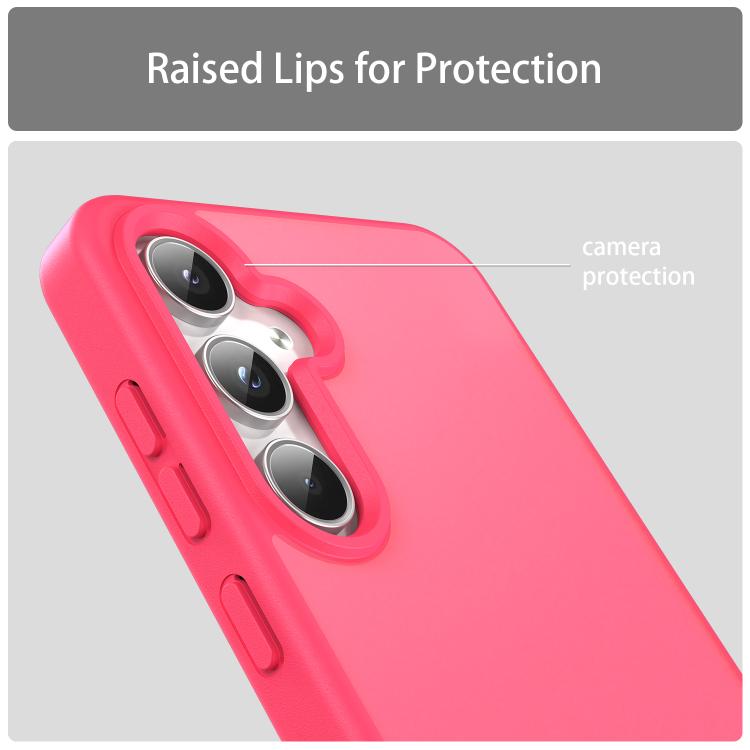 For Samsung Galaxy A55 5G Fanying Series PC Hybrid TPU Translucent Frosted Phone Case