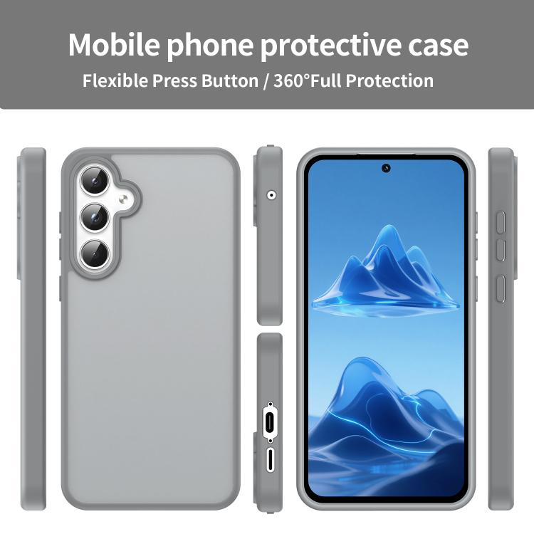 For Samsung Galaxy A55 5G Fanying Series PC Hybrid TPU Translucent Frosted Phone Case