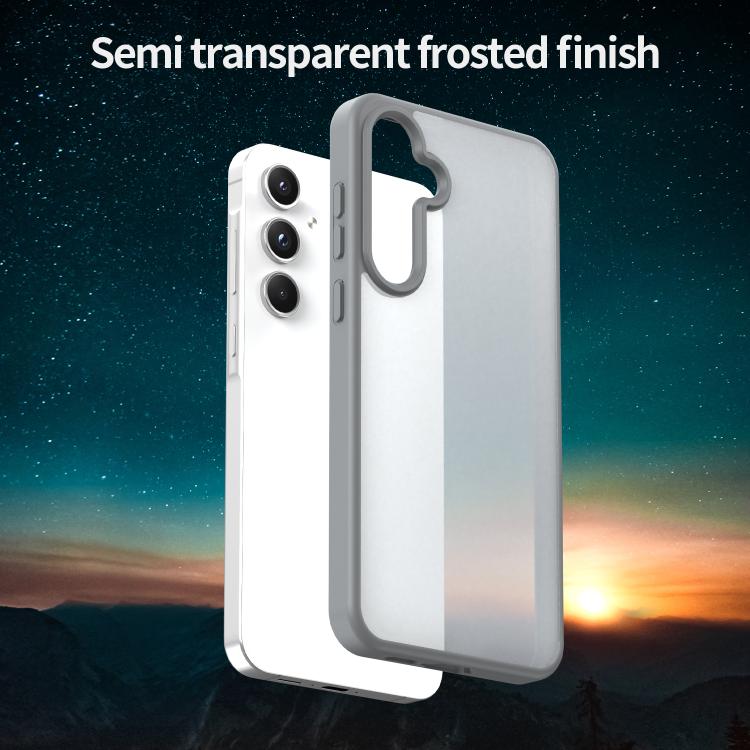 For Samsung Galaxy A55 5G Fanying Series PC Hybrid TPU Translucent Frosted Phone Case