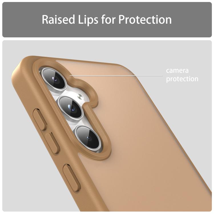 For Samsung Galaxy A55 5G Fanying Series PC Hybrid TPU Translucent Frosted Phone Case