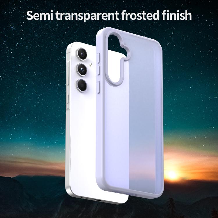 For Samsung Galaxy A55 5G Fanying Series PC Hybrid TPU Translucent Frosted Phone Case