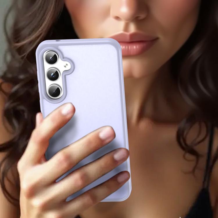 For Samsung Galaxy A55 5G Fanying Series PC Hybrid TPU Translucent Frosted Phone Case