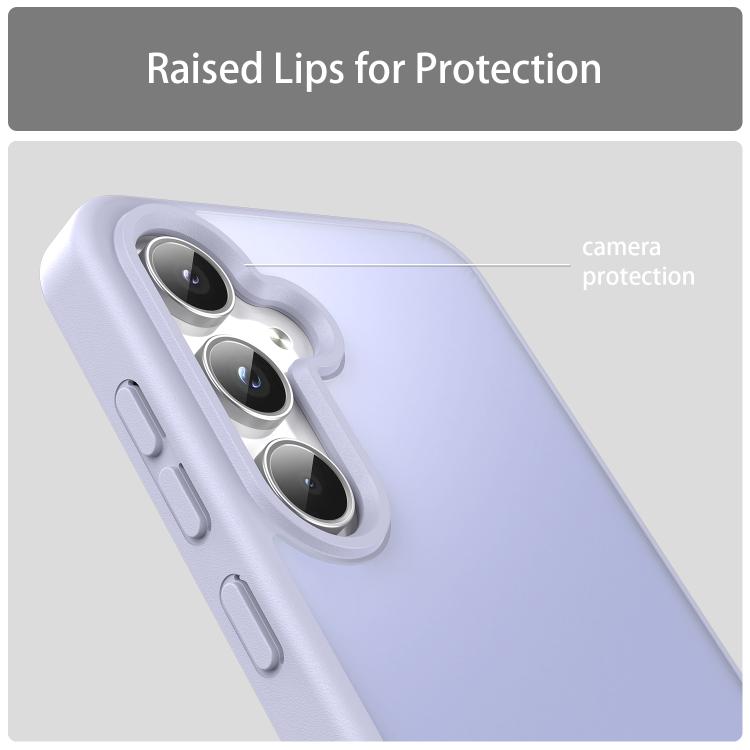 For Samsung Galaxy A55 5G Fanying Series PC Hybrid TPU Translucent Frosted Phone Case