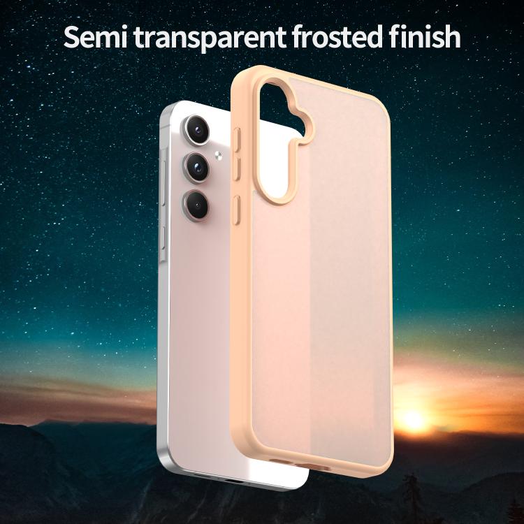 For Samsung Galaxy A55 5G Fanying Series PC Hybrid TPU Translucent Frosted Phone Case