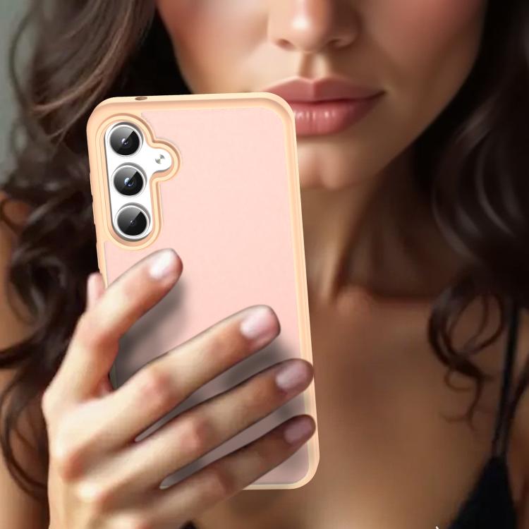 For Samsung Galaxy A55 5G Fanying Series PC Hybrid TPU Translucent Frosted Phone Case