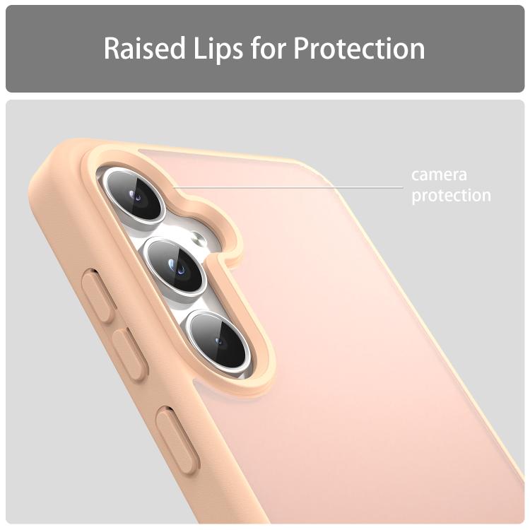 For Samsung Galaxy A55 5G Fanying Series PC Hybrid TPU Translucent Frosted Phone Case