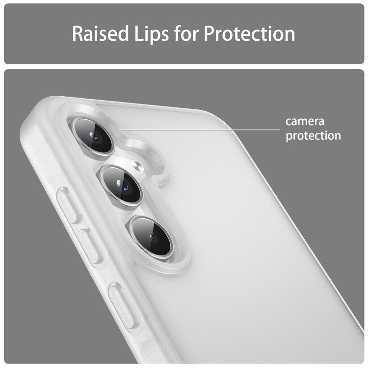 For Samsung Galaxy A55 5G Fanying Series PC Hybrid TPU Translucent Frosted Phone Case
