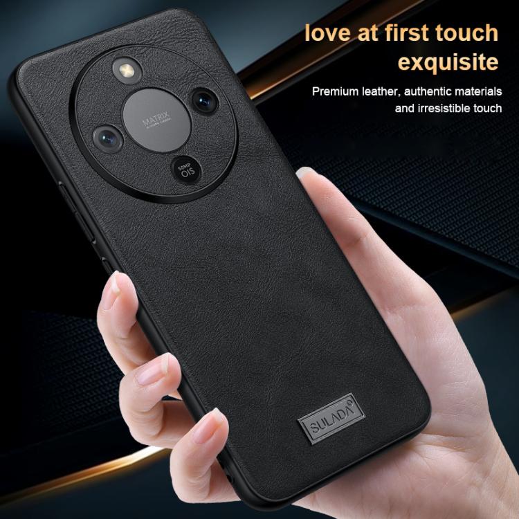 For Honor X70 5G SULADA Shockproof TPU Hybrid Handmade Leather Phone Case