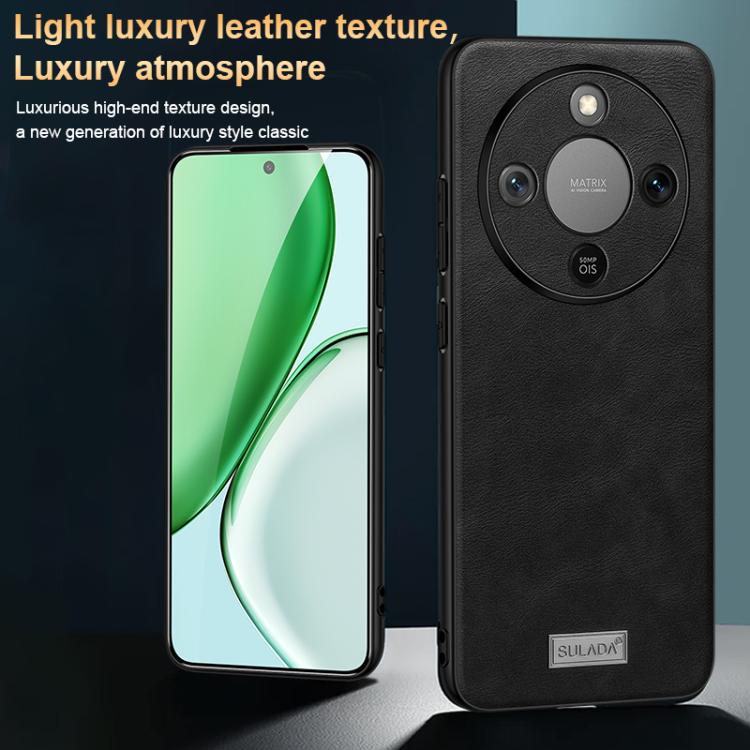 For Honor X70 5G SULADA Shockproof TPU Hybrid Handmade Leather Phone Case
