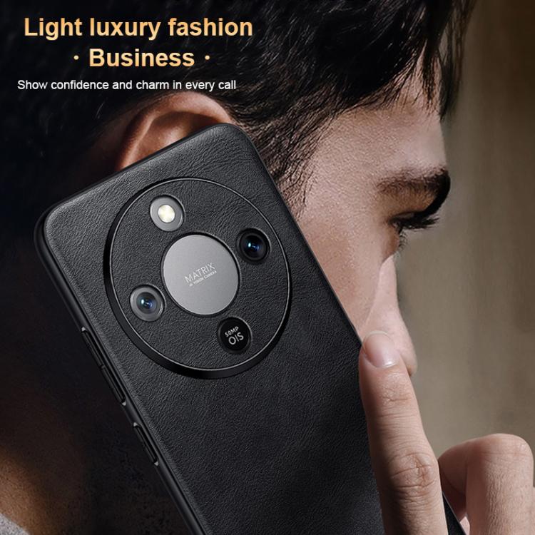 For Honor X70 5G SULADA Shockproof TPU Hybrid Handmade Leather Phone Case