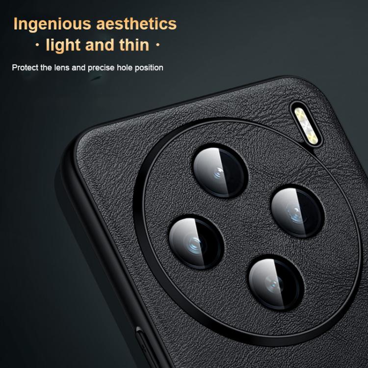 For vivo X200 Ultra SULADA Shockproof TPU Hybrid Handmade Leather Phone Case