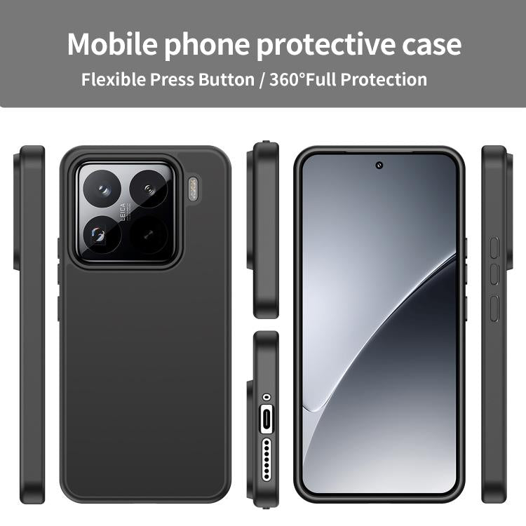 For Xiaomi 15 Pro Fanying Series PC Hybrid TPU Translucent Frosted Phone Case