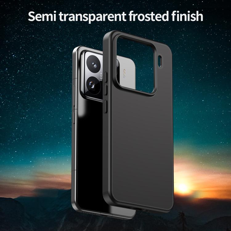 For Xiaomi 15 Pro Fanying Series PC Hybrid TPU Translucent Frosted Phone Case