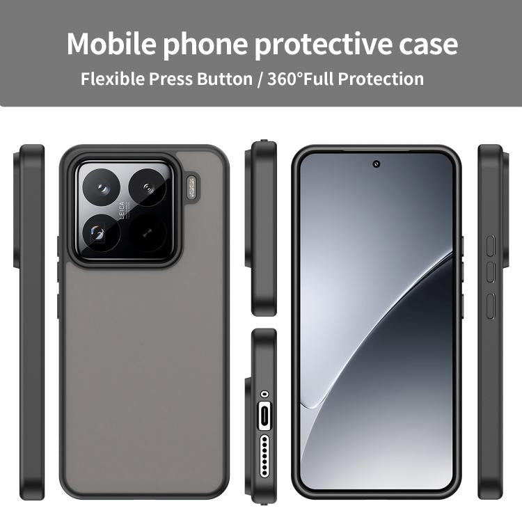 For Xiaomi 15 Pro Fanying Series PC Hybrid TPU Translucent Frosted Phone Case