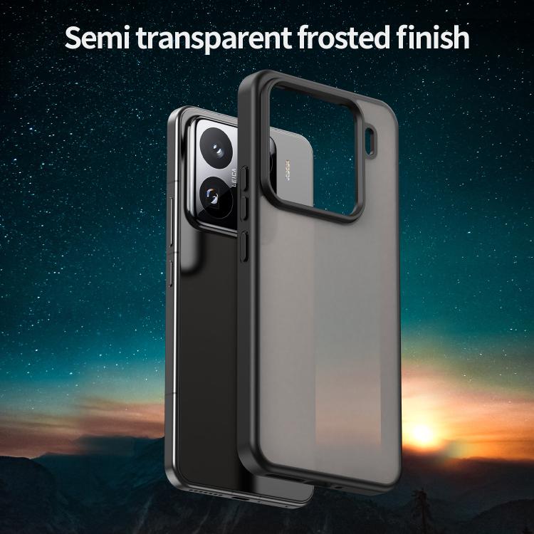 For Xiaomi 15 Pro Fanying Series PC Hybrid TPU Translucent Frosted Phone Case
