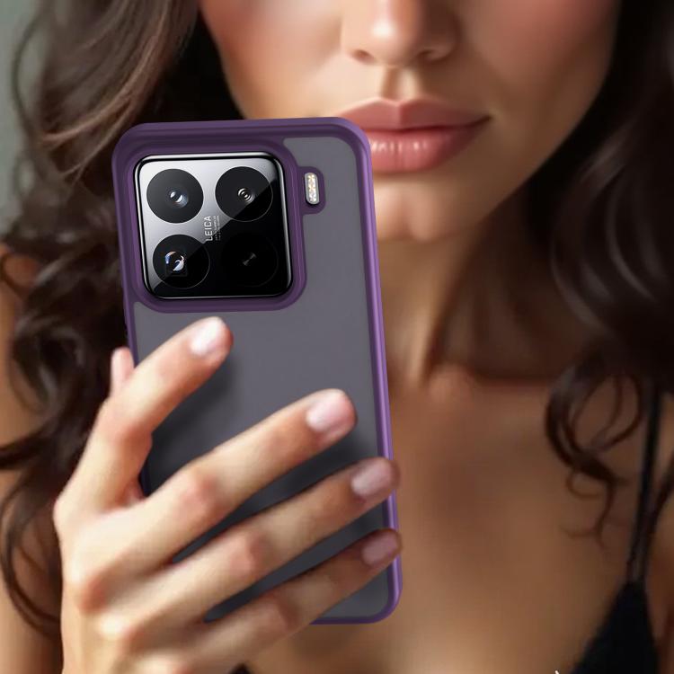 For Xiaomi 15 Pro Fanying Series PC Hybrid TPU Translucent Frosted Phone Case