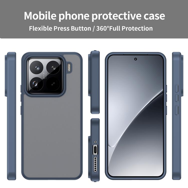 For Xiaomi 15 Pro Fanying Series PC Hybrid TPU Translucent Frosted Phone Case