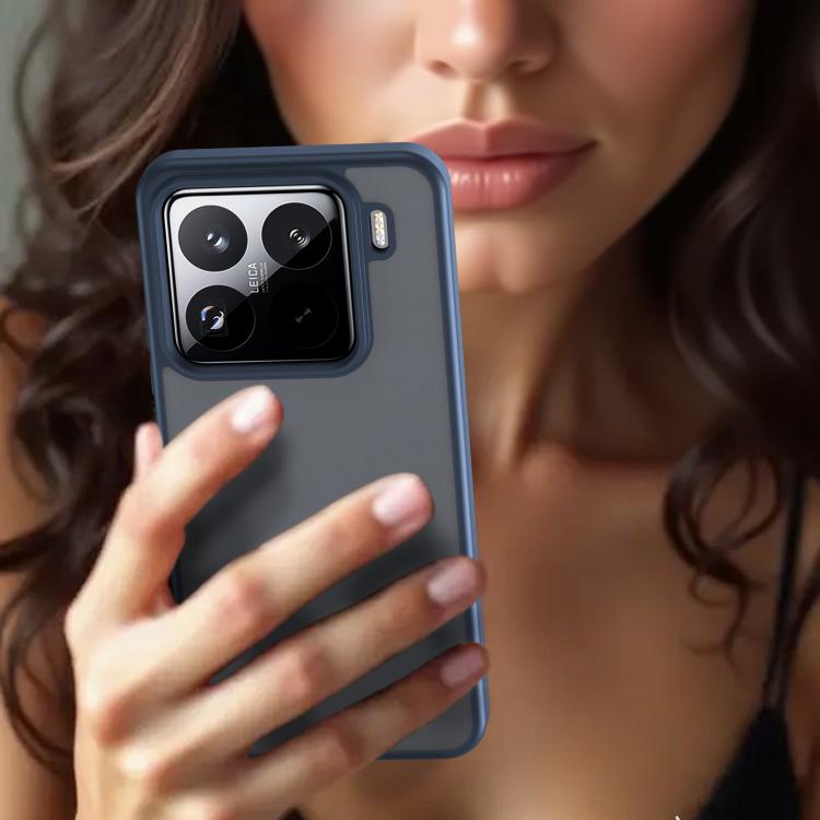 For Xiaomi 15 Pro Fanying Series PC Hybrid TPU Translucent Frosted Phone Case
