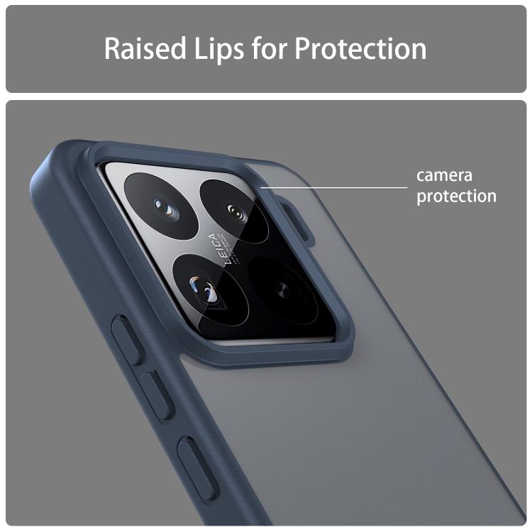 For Xiaomi 15 Pro Fanying Series PC Hybrid TPU Translucent Frosted Phone Case