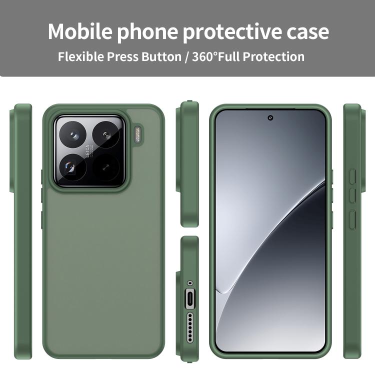 For Xiaomi 15 Pro Fanying Series PC Hybrid TPU Translucent Frosted Phone Case