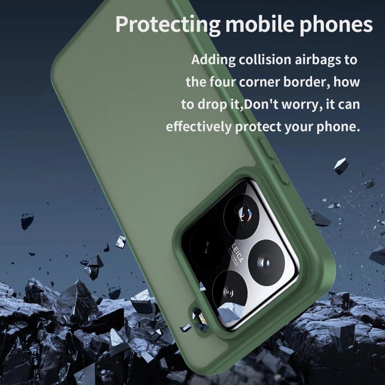 For Xiaomi 15 Pro Fanying Series PC Hybrid TPU Translucent Frosted Phone Case