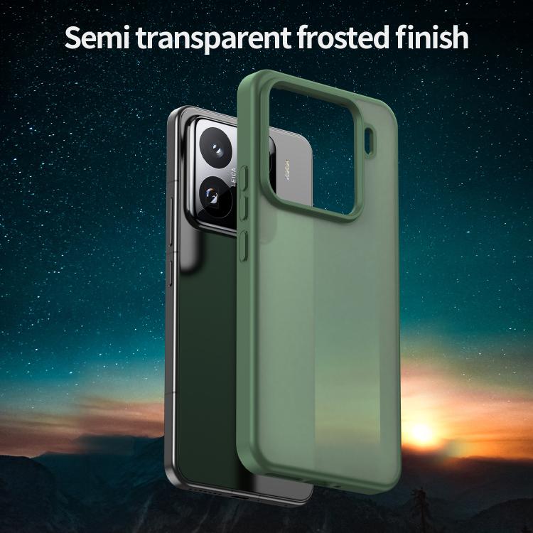 For Xiaomi 15 Pro Fanying Series PC Hybrid TPU Translucent Frosted Phone Case