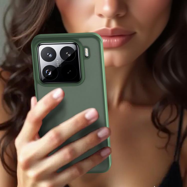 For Xiaomi 15 Pro Fanying Series PC Hybrid TPU Translucent Frosted Phone Case