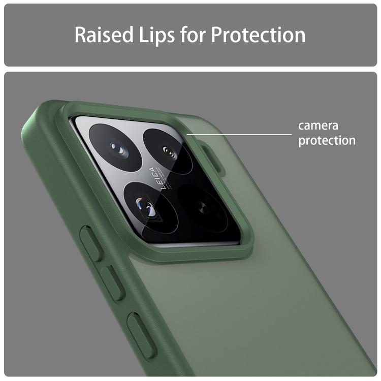 For Xiaomi 15 Pro Fanying Series PC Hybrid TPU Translucent Frosted Phone Case