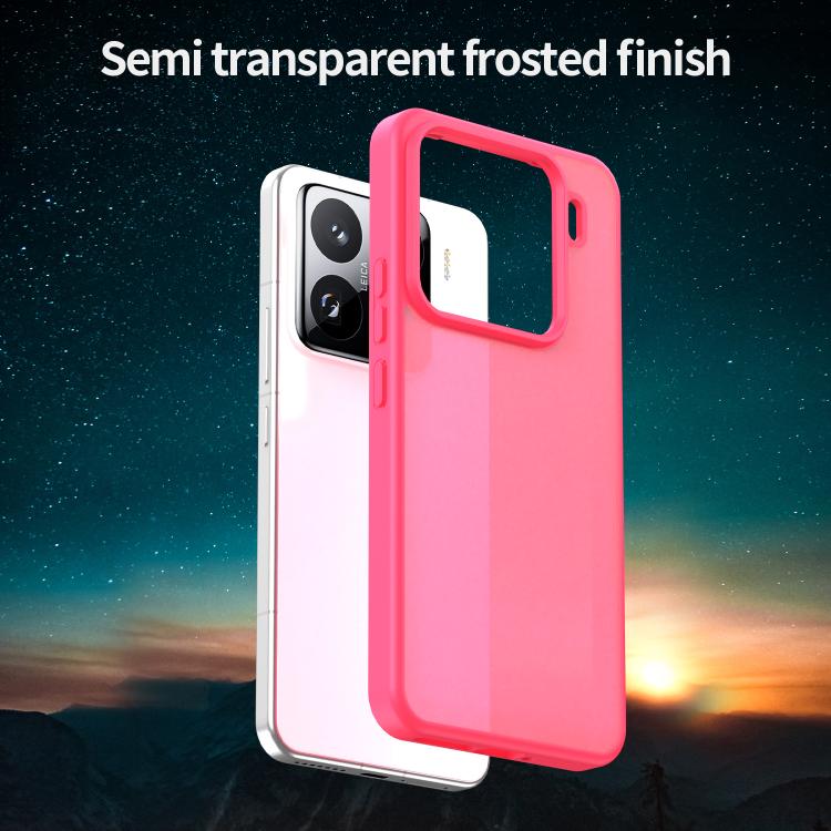 For Xiaomi 15 Pro Fanying Series PC Hybrid TPU Translucent Frosted Phone Case