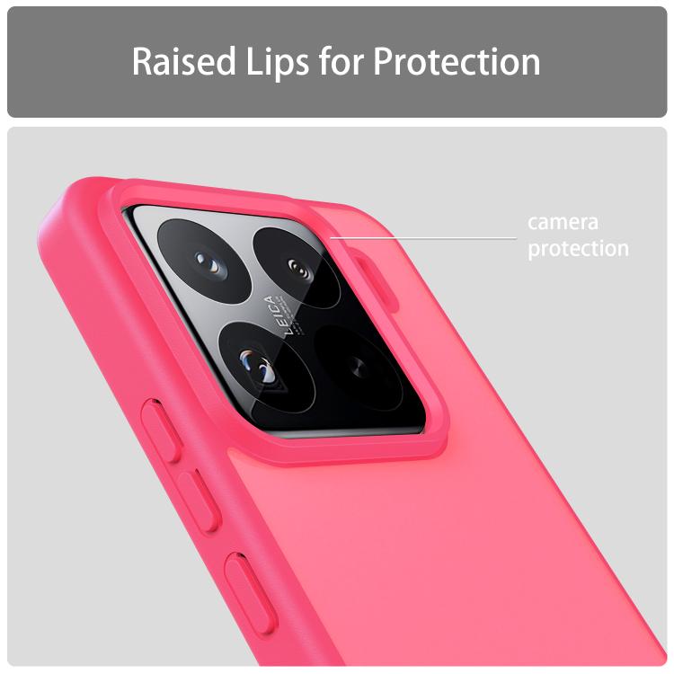 For Xiaomi 15 Pro Fanying Series PC Hybrid TPU Translucent Frosted Phone Case
