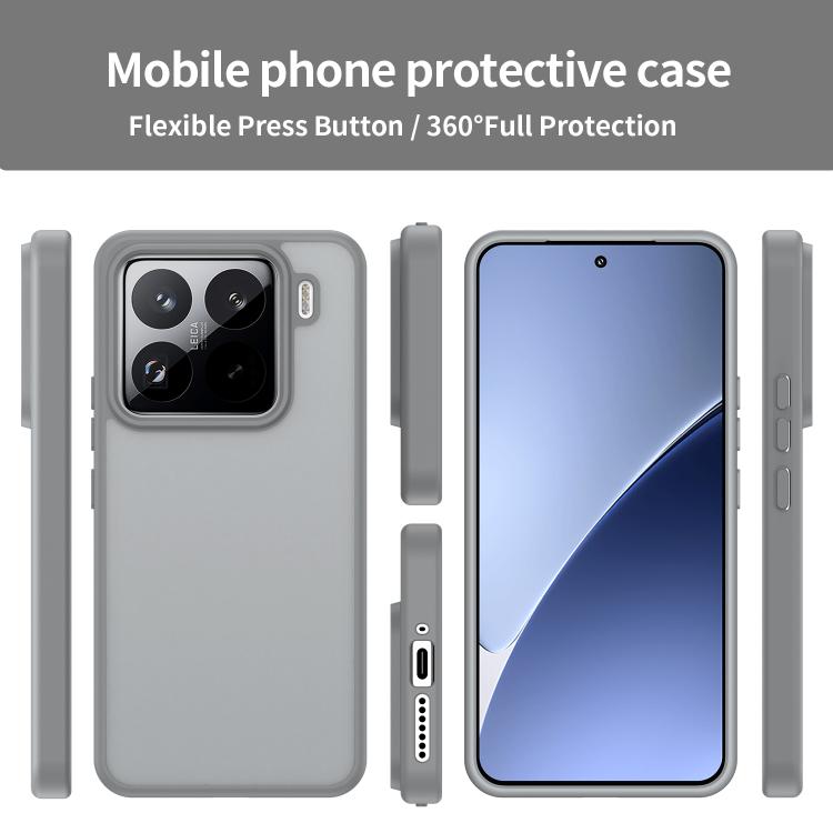 For Xiaomi 15 Pro Fanying Series PC Hybrid TPU Translucent Frosted Phone Case