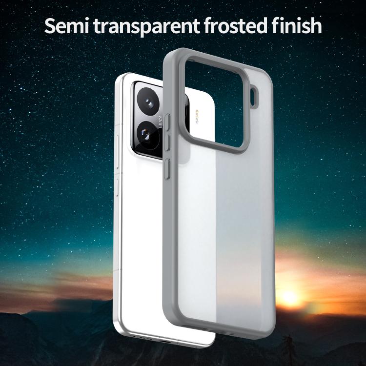 For Xiaomi 15 Pro Fanying Series PC Hybrid TPU Translucent Frosted Phone Case