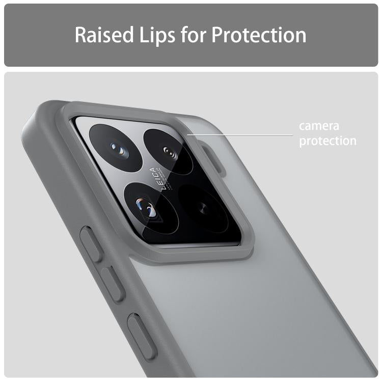 For Xiaomi 15 Pro Fanying Series PC Hybrid TPU Translucent Frosted Phone Case