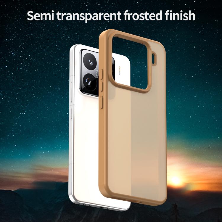 For Xiaomi 15 Pro Fanying Series PC Hybrid TPU Translucent Frosted Phone Case