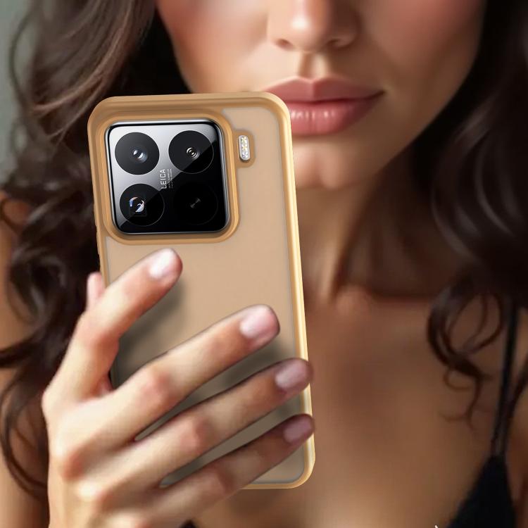 For Xiaomi 15 Pro Fanying Series PC Hybrid TPU Translucent Frosted Phone Case