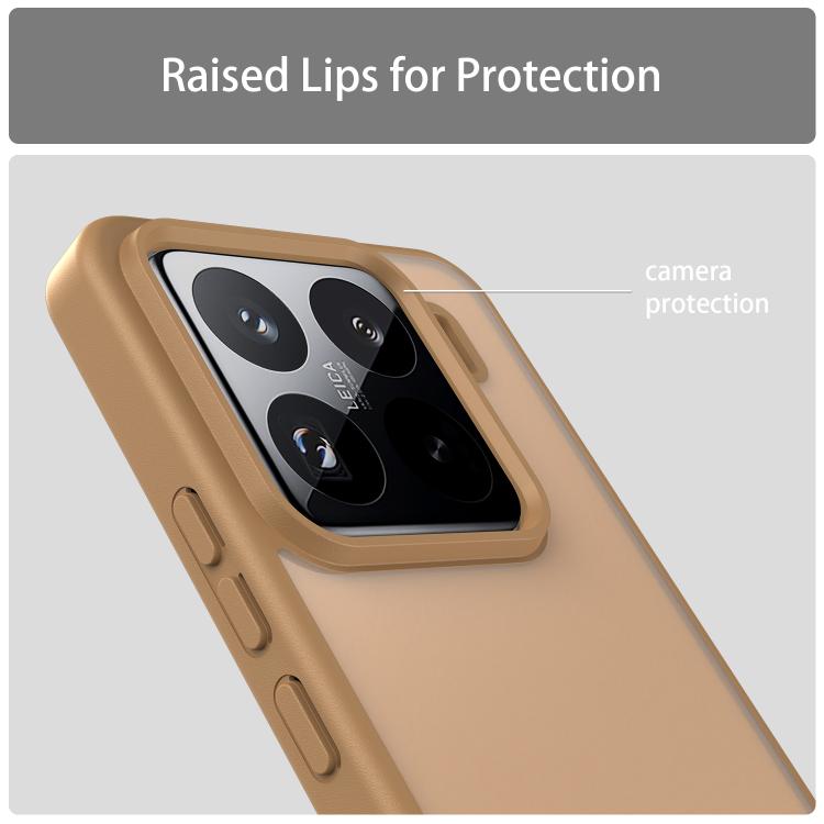 For Xiaomi 15 Pro Fanying Series PC Hybrid TPU Translucent Frosted Phone Case