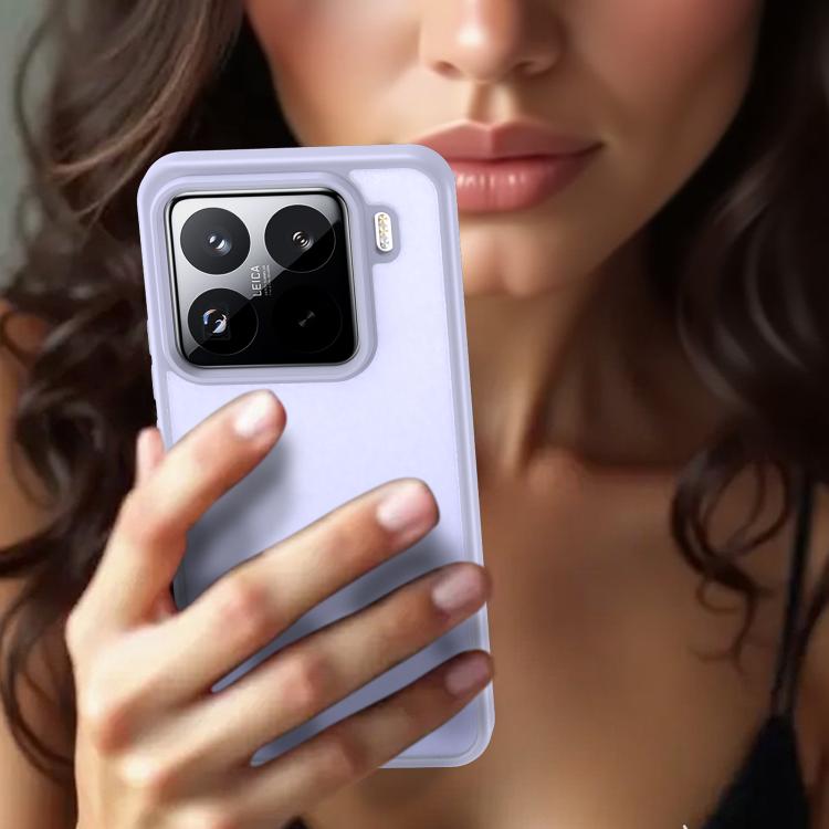 For Xiaomi 15 Pro Fanying Series PC Hybrid TPU Translucent Frosted Phone Case