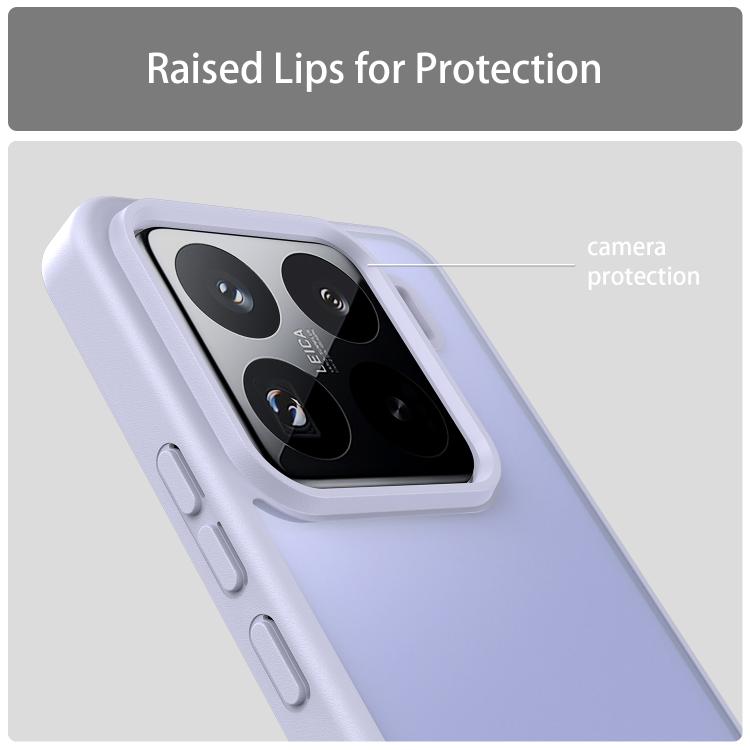 For Xiaomi 15 Pro Fanying Series PC Hybrid TPU Translucent Frosted Phone Case
