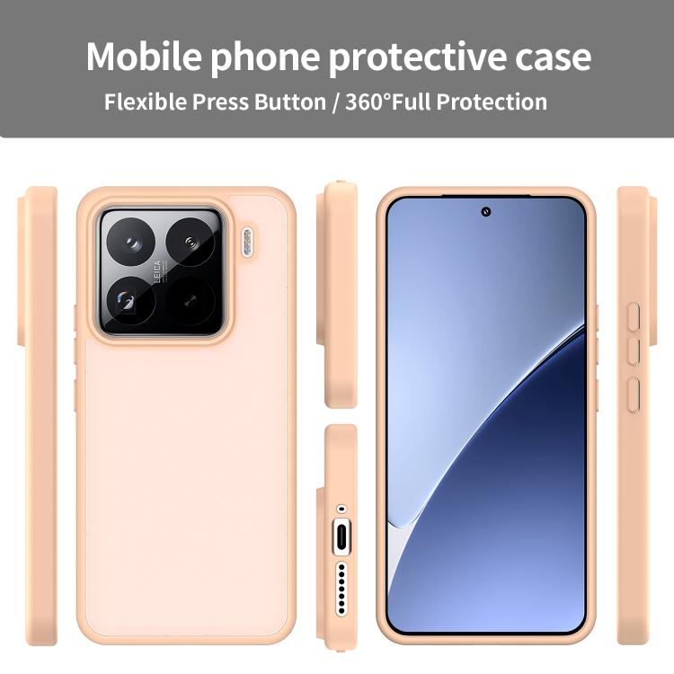 For Xiaomi 15 Pro Fanying Series PC Hybrid TPU Translucent Frosted Phone Case