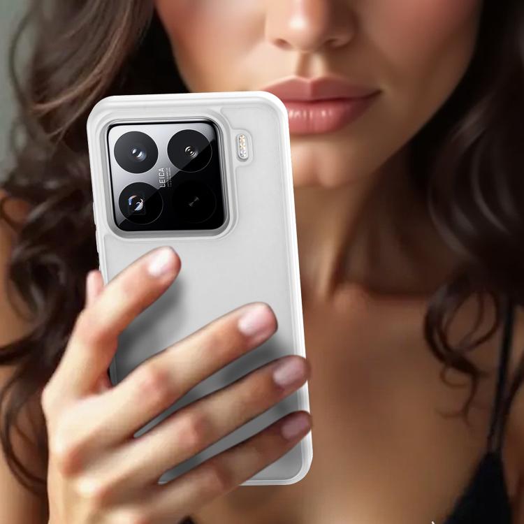 For Xiaomi 15 Pro Fanying Series PC Hybrid TPU Translucent Frosted Phone Case