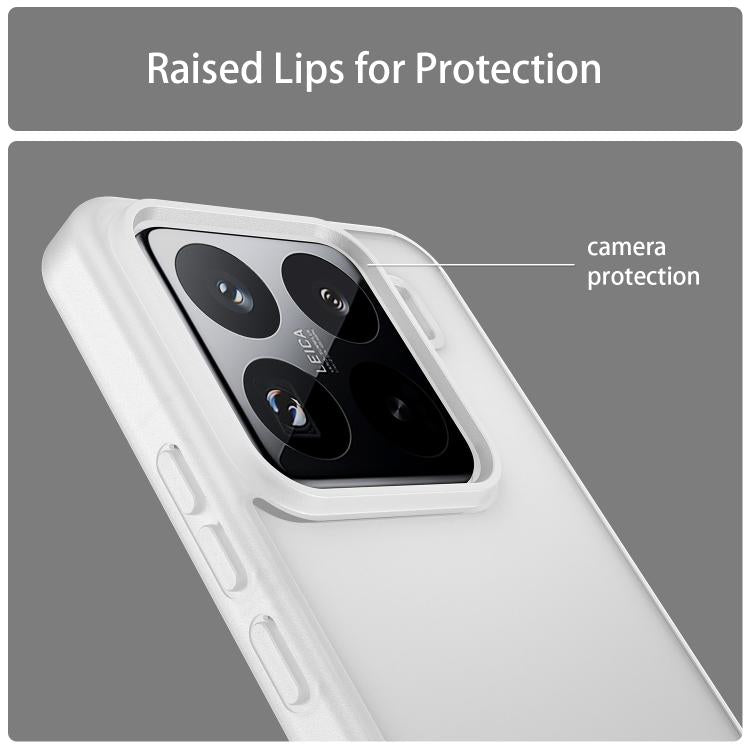 For Xiaomi 15 Pro Fanying Series PC Hybrid TPU Translucent Frosted Phone Case